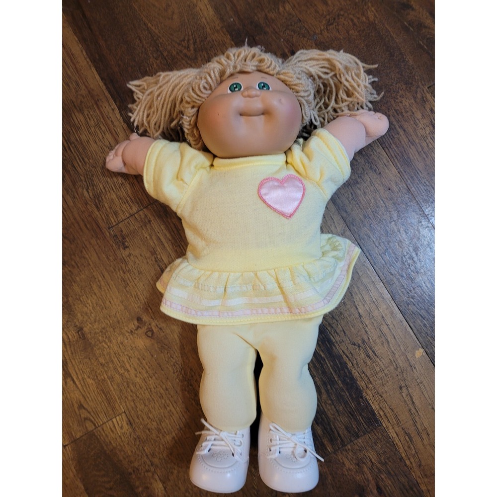 1978 1982 Cabbage Patch Kids Doll Spaghetti‎ Xavier Robert's Sign Outfit